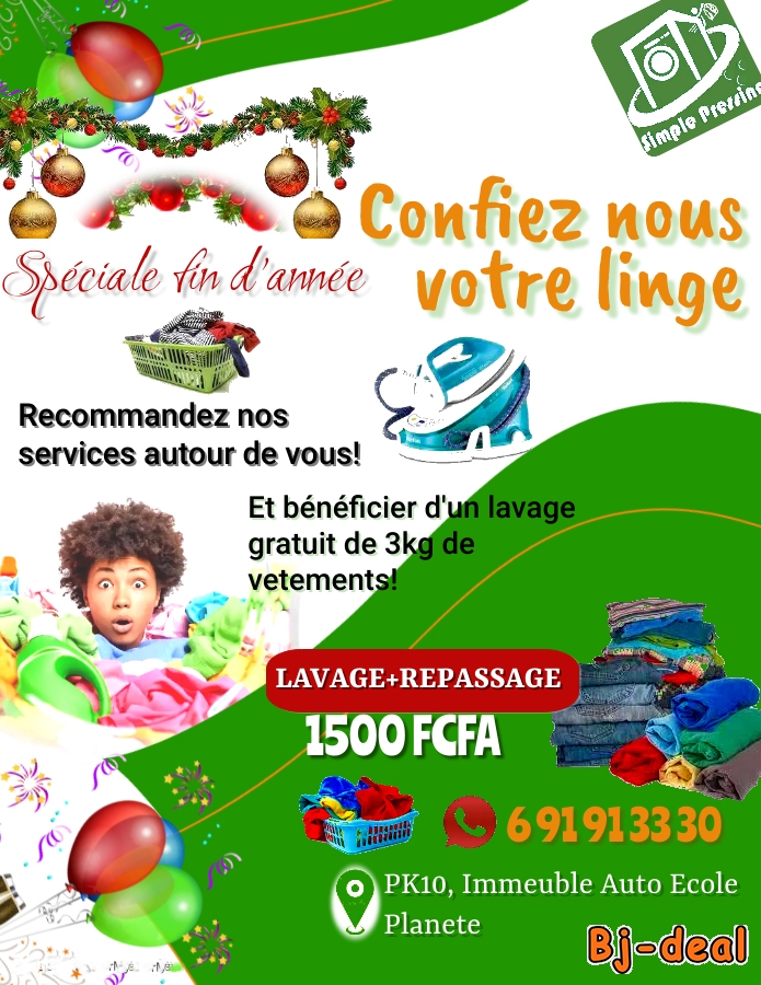 Image principale de CONFIEZ NOUS VOTRE LINGE