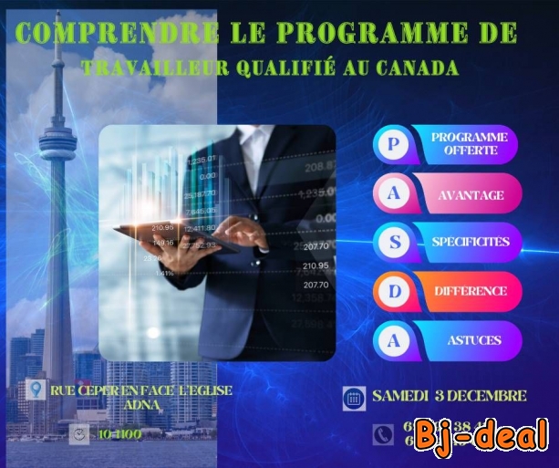 Image principale de CONFÉRENCE Travailleur qualifié au CANADA