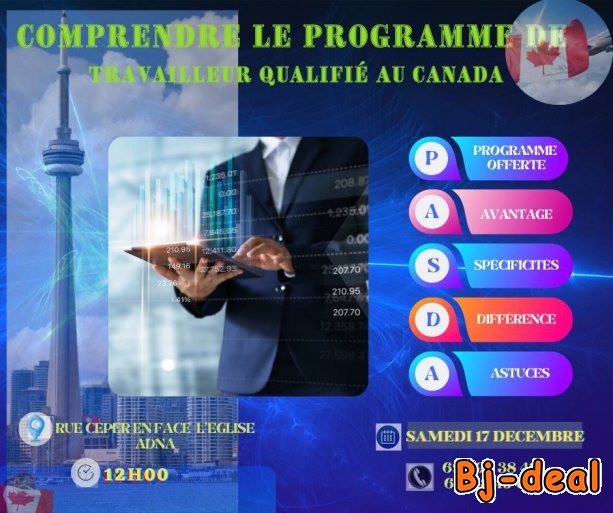Image principale de CONFÉRENCE Travailleur qualifié au CANADA