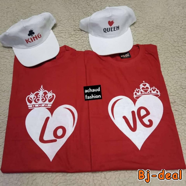 Image principale de Tshirt couple saint valentin 2023 au cameroun
