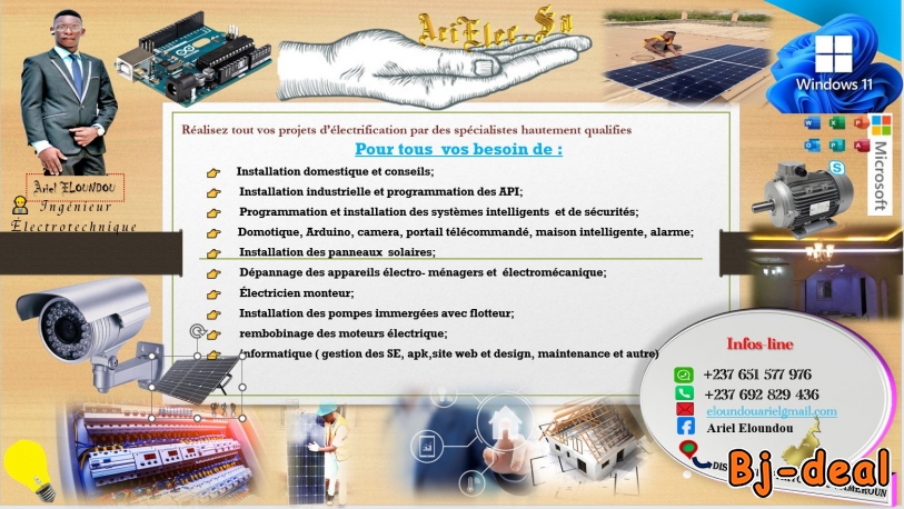 Image principale de Vente et offres des services en électricité