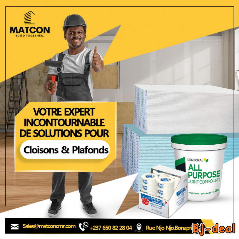 Main image of Placoplâtres et accesoires pour plafonds