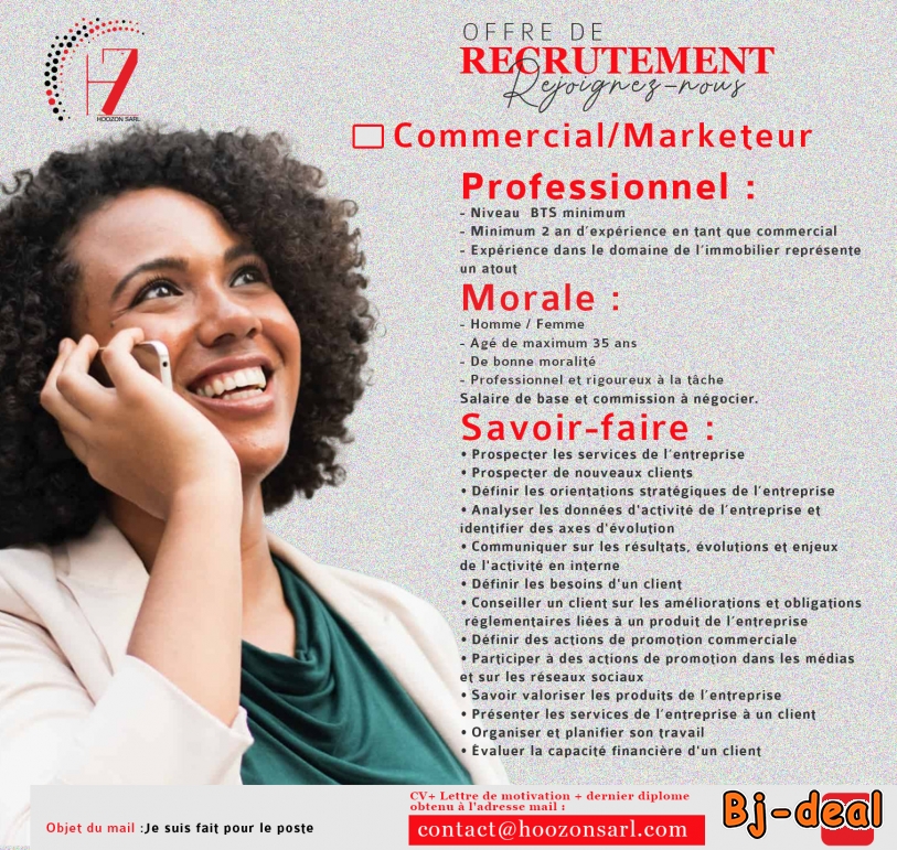 Main image of Nous recrutons un commercial