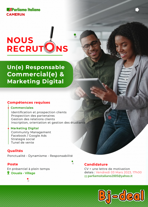 Main image of Responsable commerciale et Marketing Digital