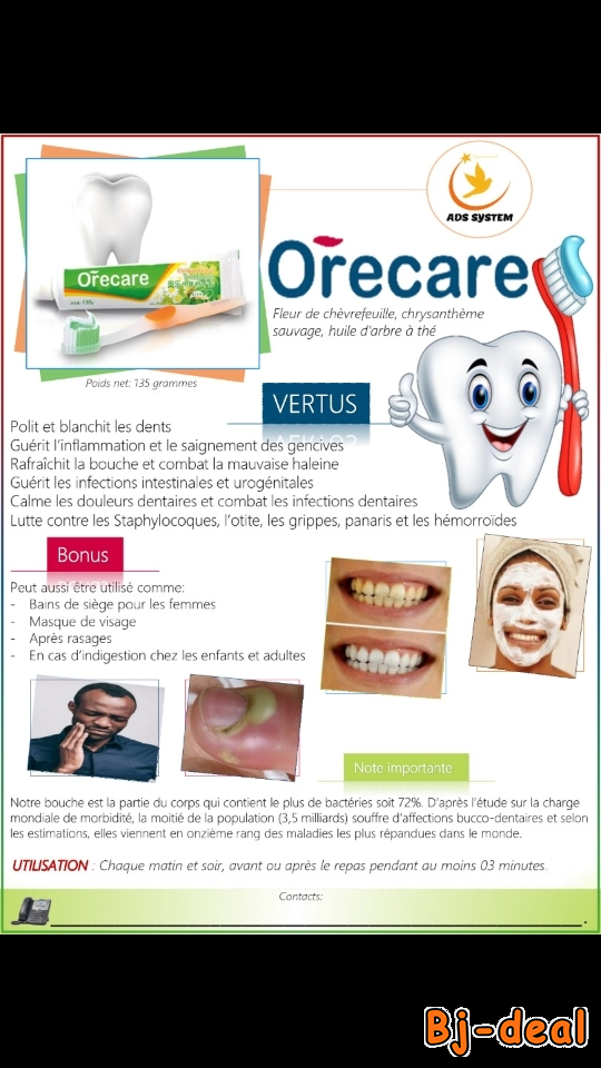 Main image of ORECARE PATE DENTIFRICE MULTIVERTUEUSE