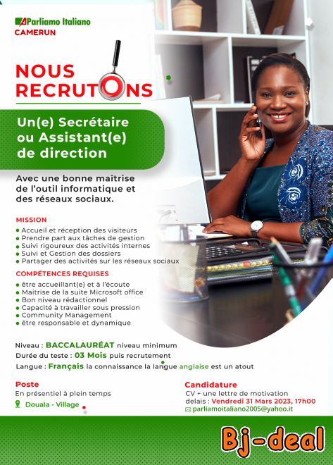 Image principale de Secrétaire Assistant de Direction H ou F