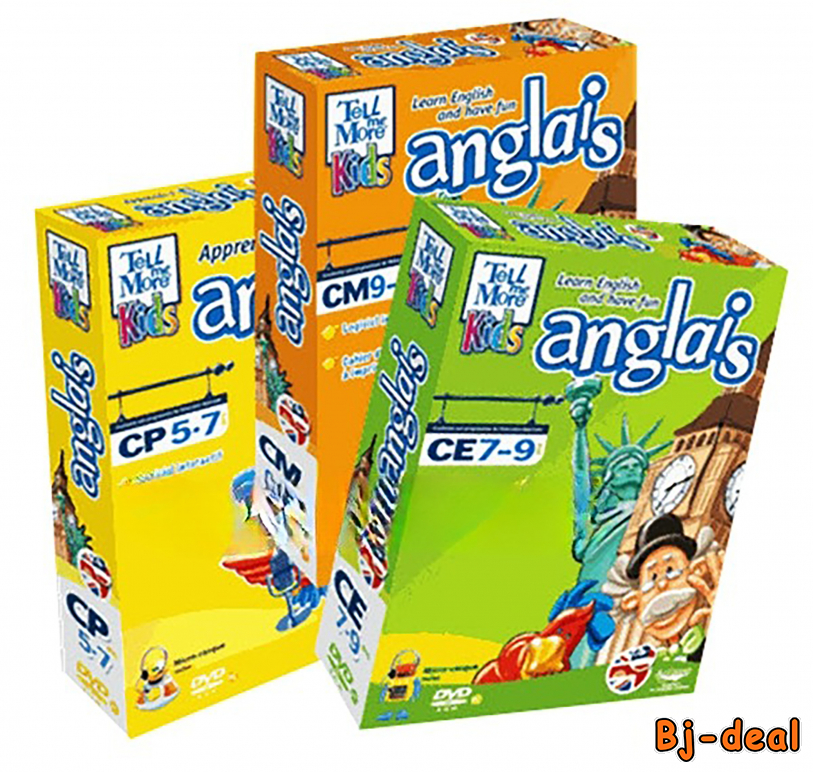 Image principale de Tell me more Anglais Kids GS-CP-CE1-CE2-CM1-CM2
