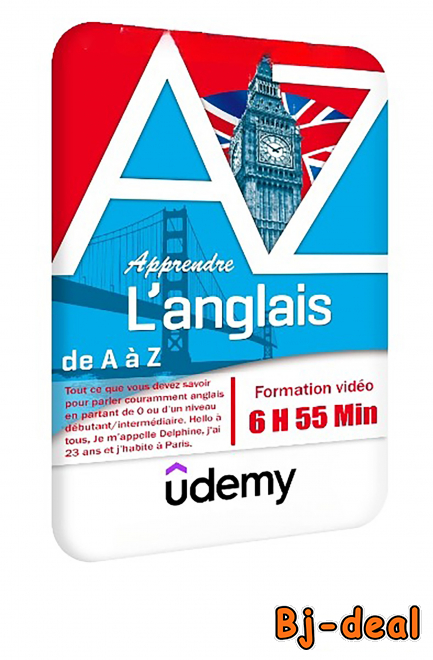 Image principale de Apprendre Anglais de A à Z - 6H 55m- 14Go