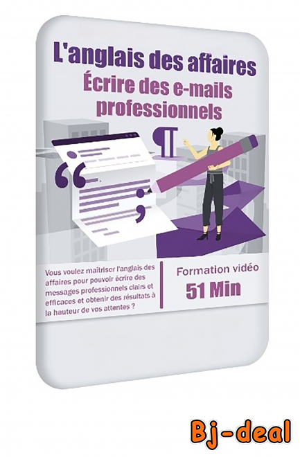 Image principale de Anglais des affaires - écrire des mails pros