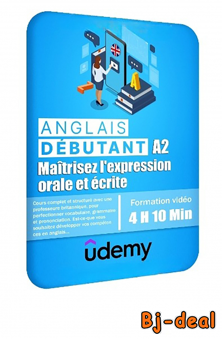 Image principale de Anglais débutant A2 Maitrisez lexpression orale