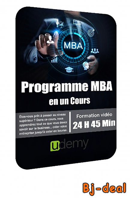 Image principale de Un Programme MBA en un Cours-33Gb-24h45
