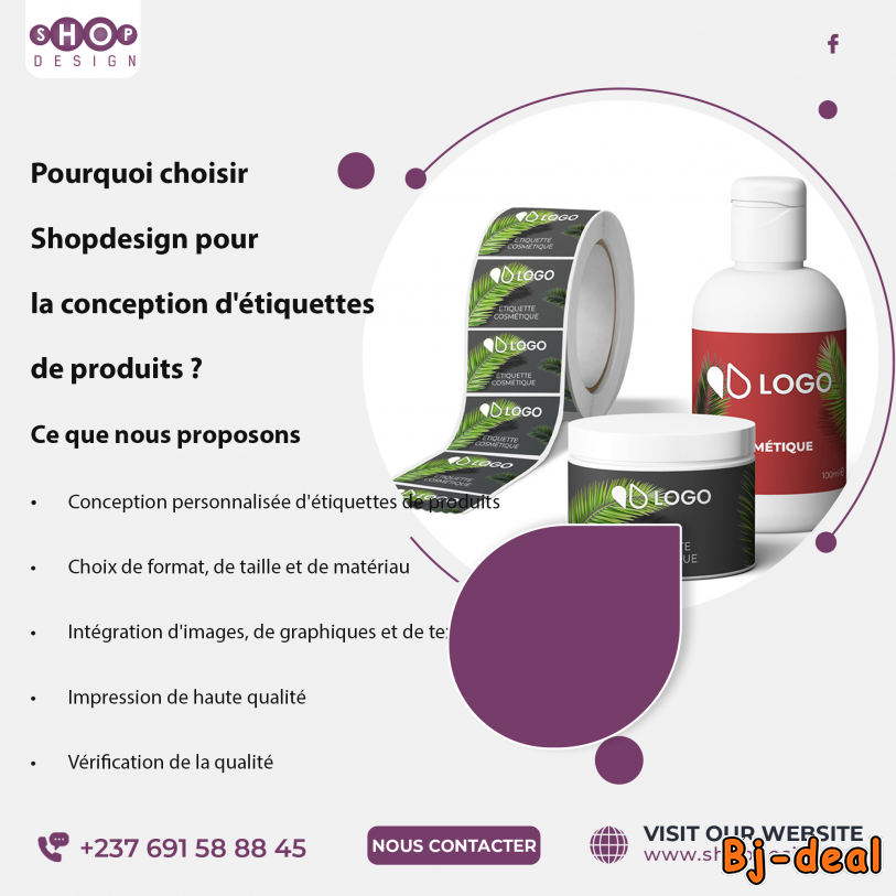 Image principale de Conception étiquette produit