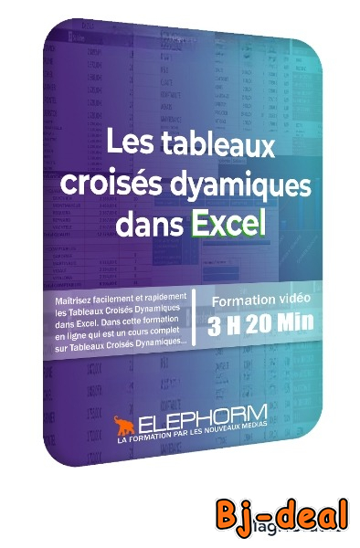 Image principale de Les Tableaux Croisés Dynamiques dans Excel 2019