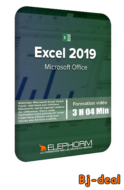 Image principale de Apprendre Excel 2019 -3h 04m - 6 Gb