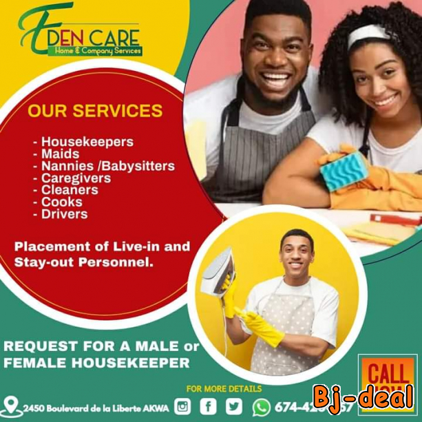 Image principale de Service de Ménagère et Nounous a Douala