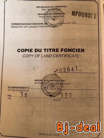 Image principale de 1400m2 a vendre a odza