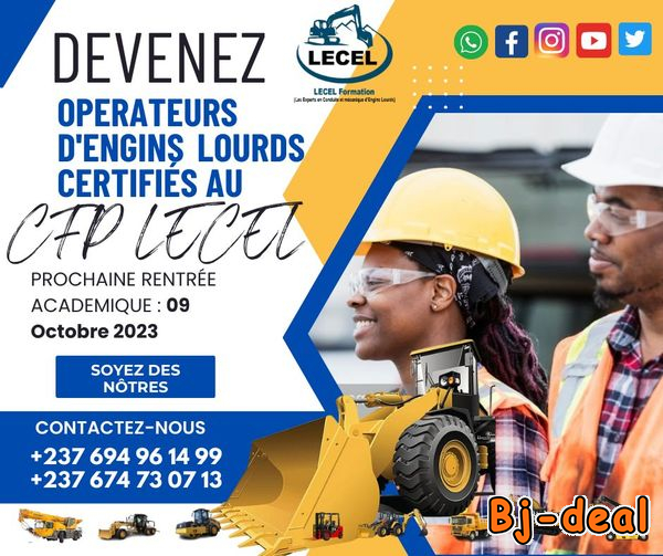 Image principale de CFP LECEL Ecole de Formation en Engins Lourds