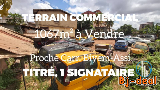 Image principale de Terrain Commercial de 1067m2 Carrefour Biyem-Assi