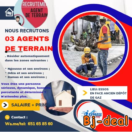 Image principale de Offre spéciale des agents de terrains