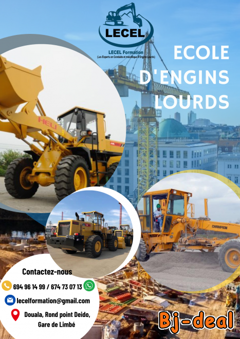 Image principale de Formation en engins lourds