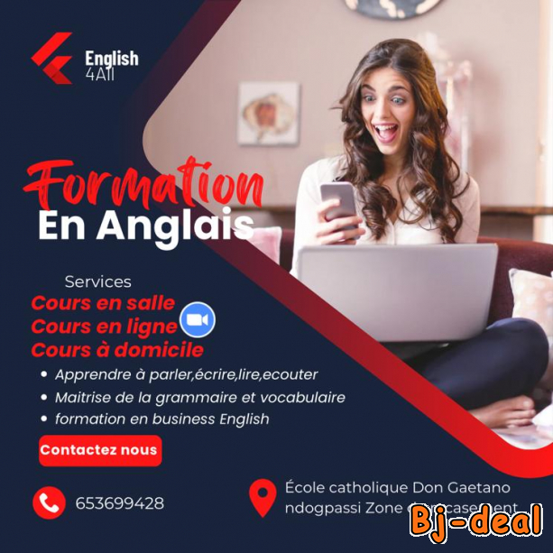 Image principale de Formation en Anglais pour enfants et adultes