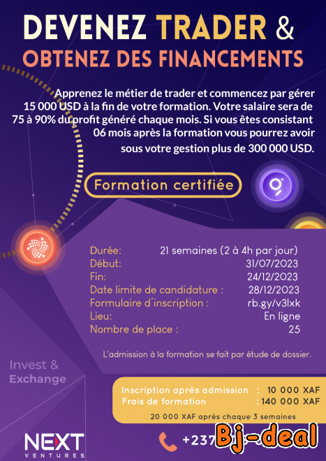 Image principale de Devenez Trader et obtenez des financements
