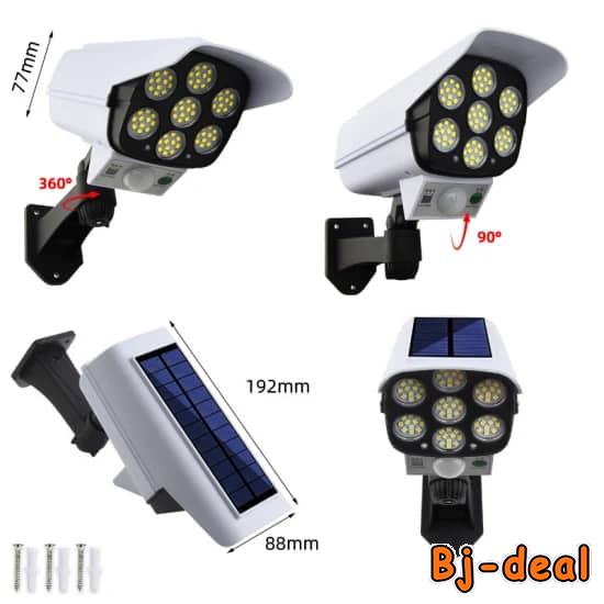 Image principale de LAMPE SOLAIRE DE SURVEILLANCE AVEC DETECTEUR DE PR