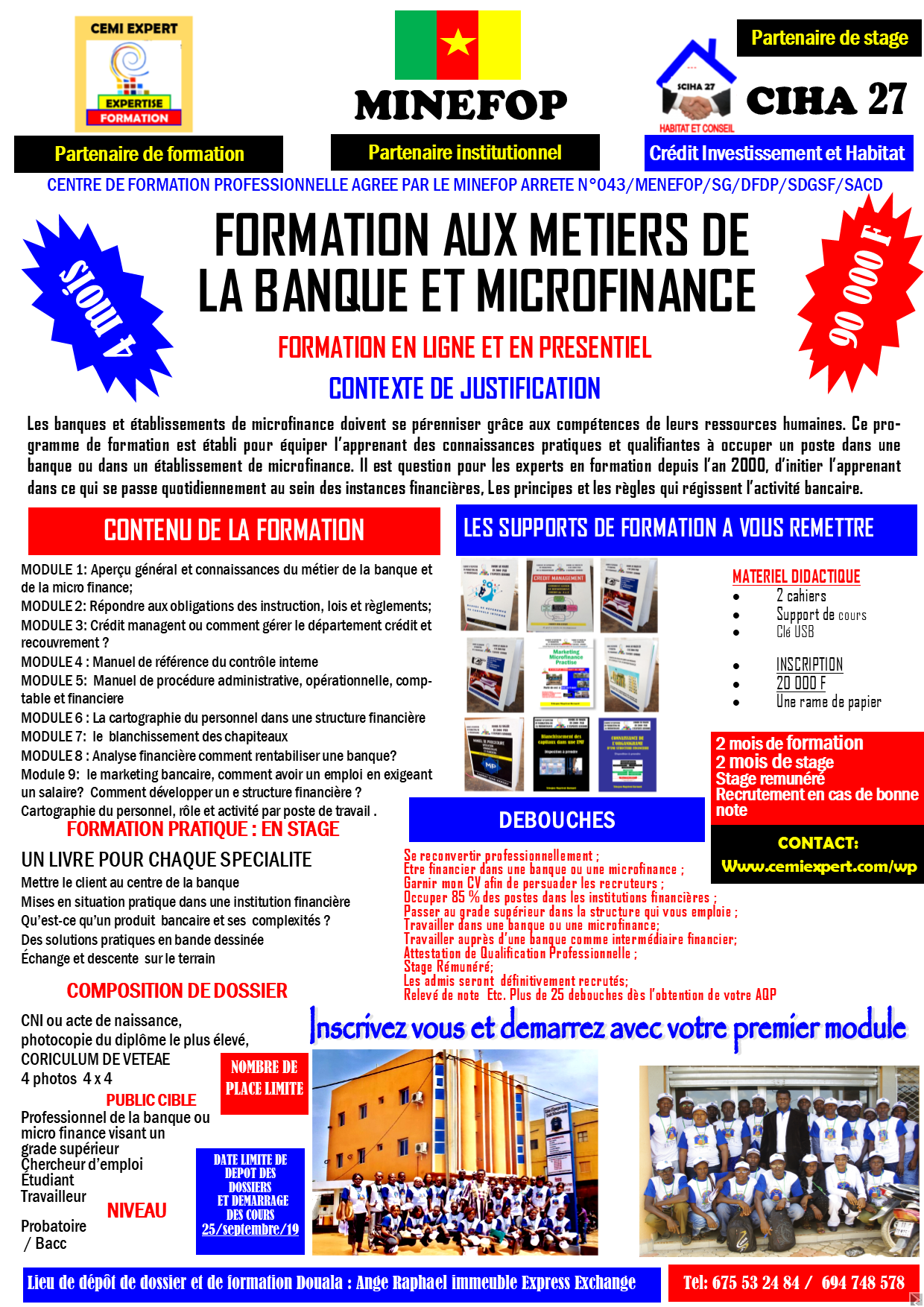 Main image of Décrochez votre emploi en 04 mois : Formation Emploi en Banque et Microfinance