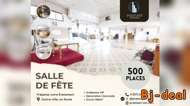 Image principale de Magnifique Salle de Fête 500Places en Ville