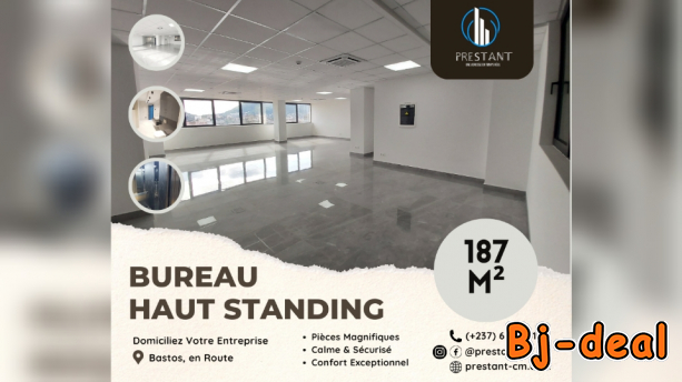 Image principale de Magnifique Bureau VIP à Bastos avec Ascenseur