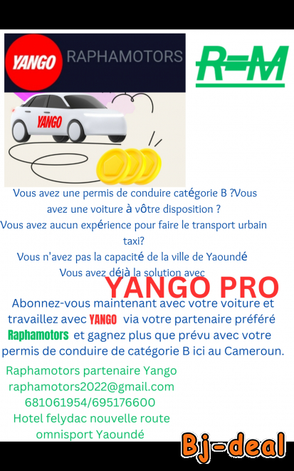 Image principale de YANGO TAXI SERVICES