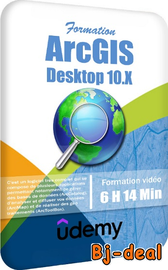 Image principale de Formation ArcGIS Desktop 10X -MP4 -6h 14m- 13Gb