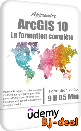 Image principale de ArcGIS 10 - La formation complète 9h 05m-17 Gb