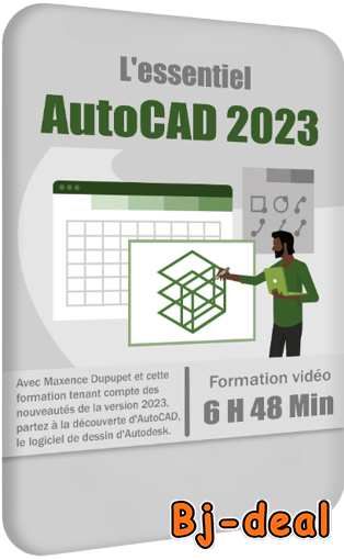 Image principale de L essentiel d AutoCad 2023 - 6h 48-4 Gb