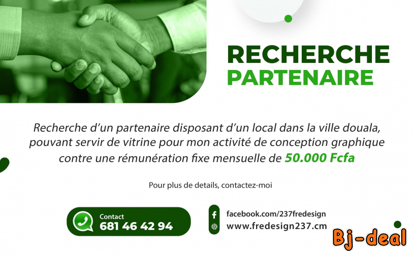 Main image of RECHERCHE PARTENARIAT POUR PRESTATION DE SERVICES