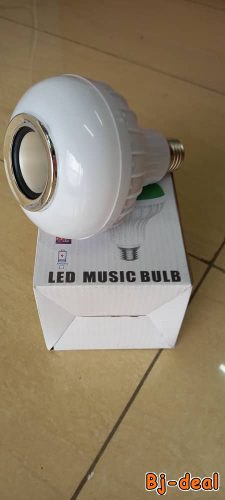 Image principale de Ampoule music bluetooth veuilleuse