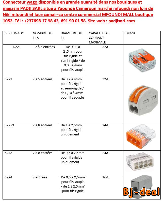 Image principale de VENTE DE WAGO POUR INSTALLATION ELECTRIQUE