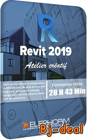 Main image of Apprendre Revit 2019  Atelier créatif 28h 43m