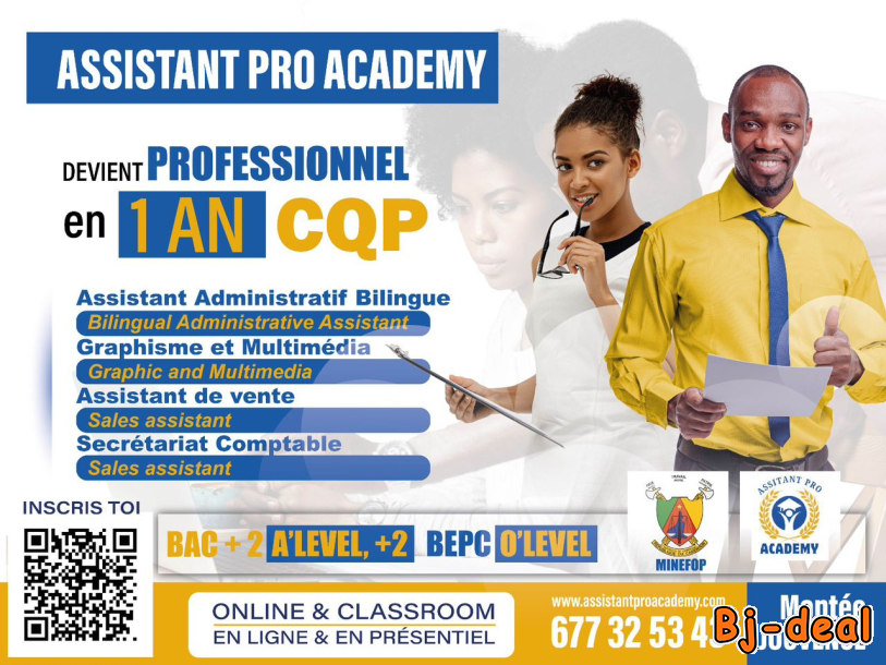 Main image of CQP ASSISTANT ADMINISTRATIF BILINGUE 2024