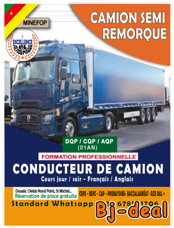Image principale de Formation en conduite de camion semi-remorque