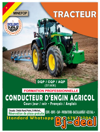 Image principale de Formation professionnelle en conduite de tracteur