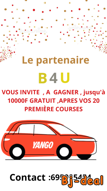 Main image of Inscrivez vous chez nous et gagnez 10000f gratuit