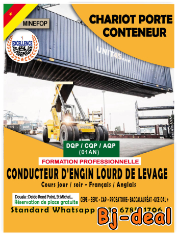 Image principale de Chariot porte conteneur Formation en conduite