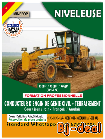 Image principale de Niveleuse Formation en conduite engin lourd