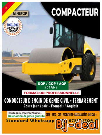 Image principale de Compacteur Formation en conduite engin lourd