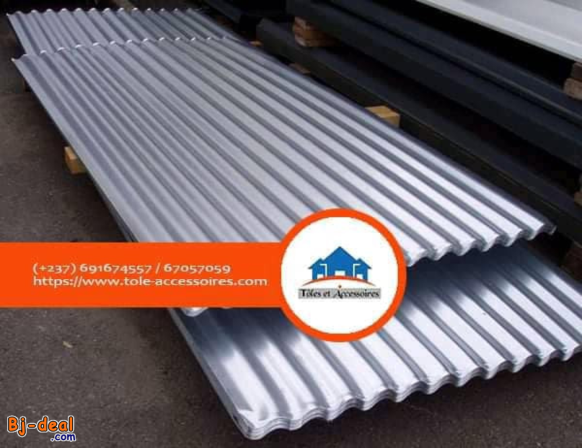 Image principale de NOUS LIQUIDONS Tôles ondulées 3m aluminium pure et nature épaisseur 0.35