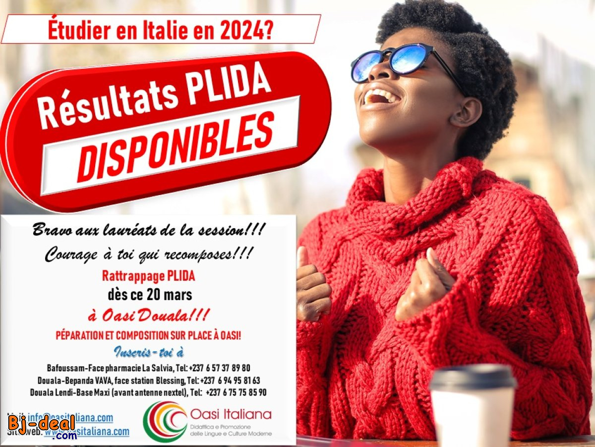 Image principale de RESULTATS PLIDA DISPONIBLES A OASI