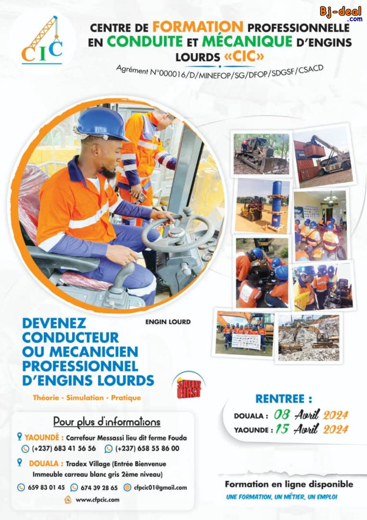Main image of Devenez conducteurs professionnel en conduite ou maintenance d&amp;#039;engins lourds au CFP-CIC