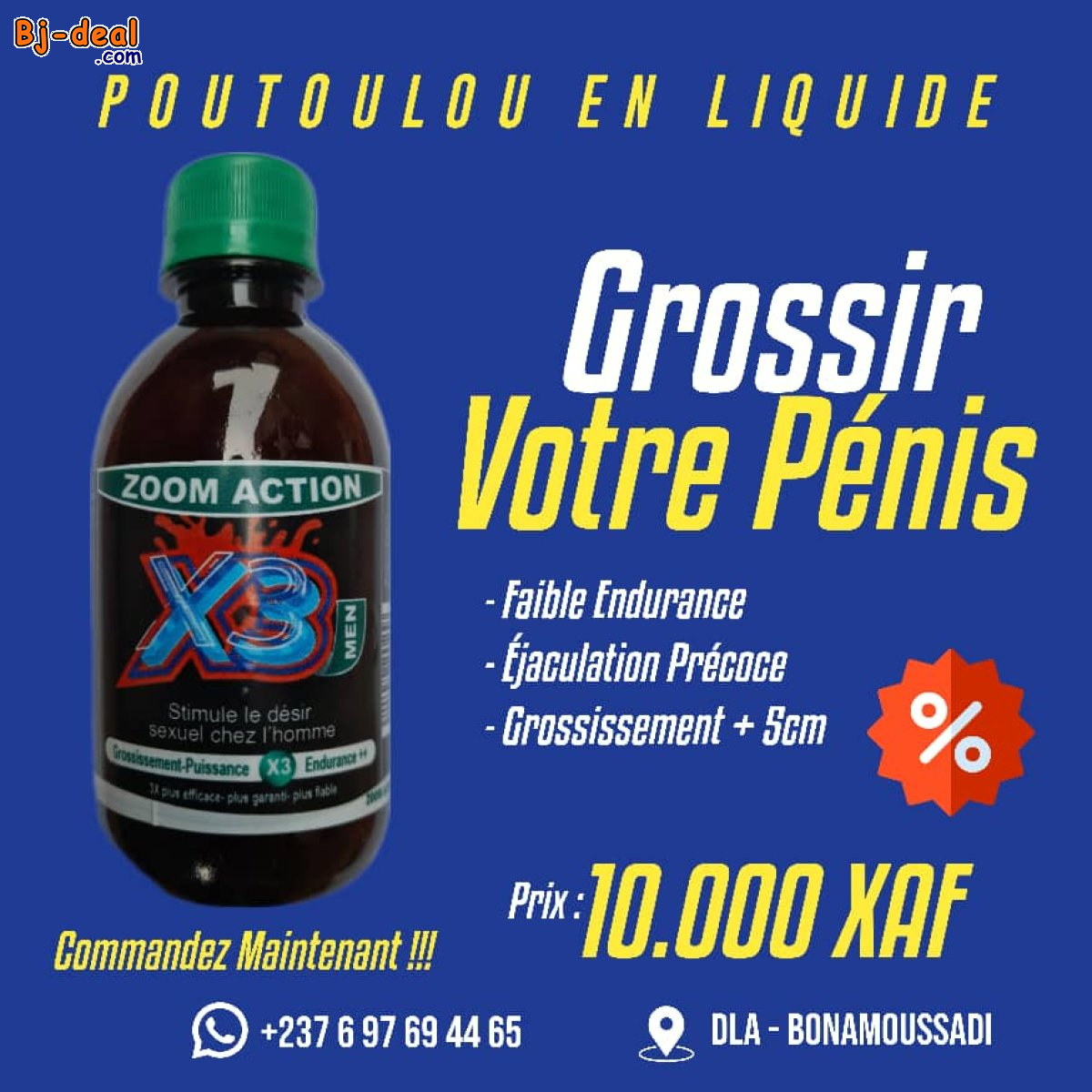 Image principale de Produit puissant pour homme