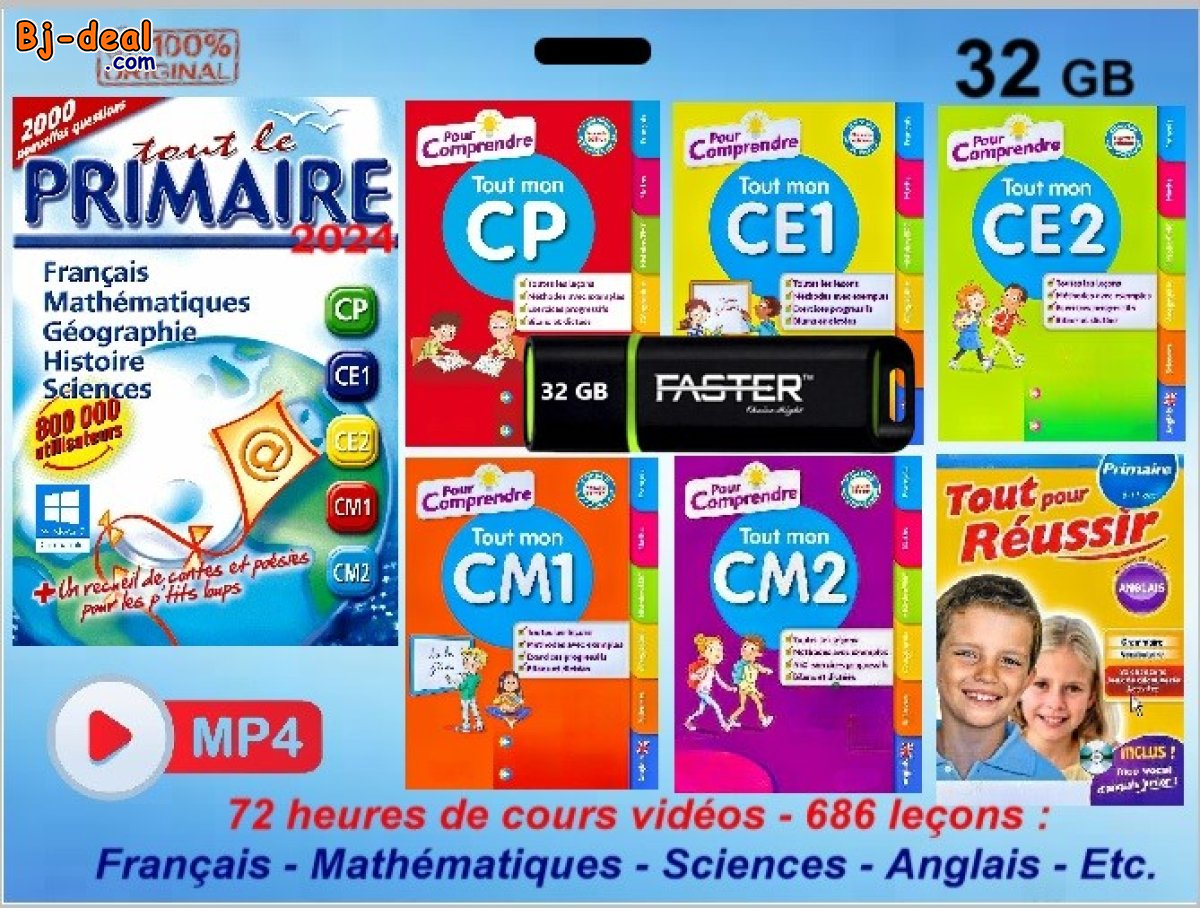 Image principale de Clé USB 32 Gb - Faster - Tout comprendre le Primaire +de 72 heures